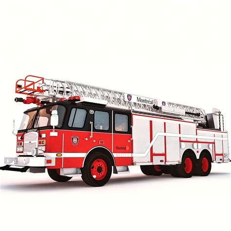 Aerial Ladder Truck 3D Model $74 - .max - Free3D