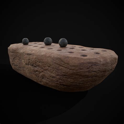 Ancient Stone Game - 3D Model by Get Dead Entertainment