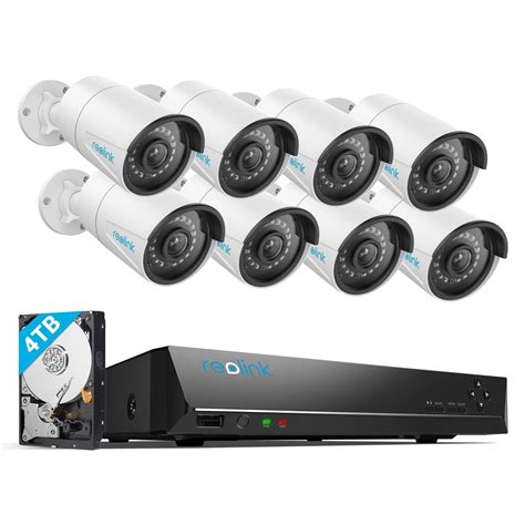 Buy REOLINK 16CH 5MP Home Security Camera System, 8pcs Wired 5MP Outdoor PoE IP Cameras with ...