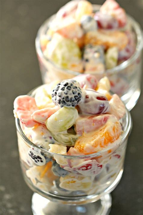 Greek Yogurt Fruit Salad - My Recipe Magic