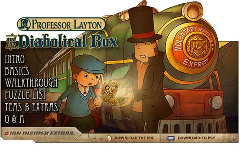 Professor Layton and The Diabolical Box - ds - Walkthrough and Guide ...