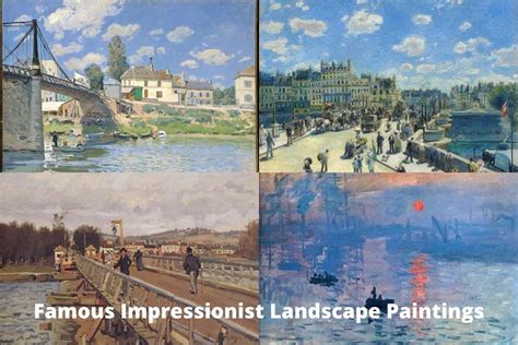 10 Most Famous Impressionist Landscape Paintings - Artst