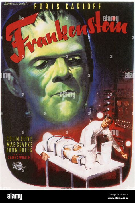 Frankenstein 1931 poster hi-res stock photography and images - Alamy