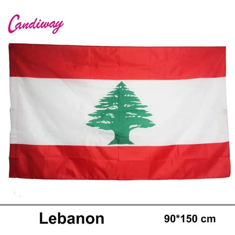 Republic of Lebanon Lubnan flag Indoor Outdoor 3*5FT/90*150cm Hanging ...