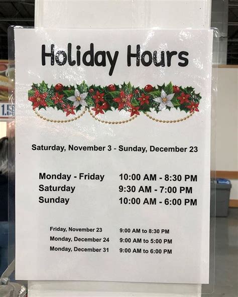 Official @costco @costcodeals holiday hours! #blackfriday will be open ...