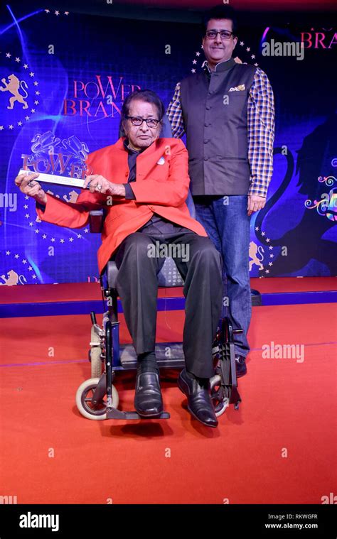 Legendary actor Manoj Kumar with son Kunal Goswami attends Power Brands ...