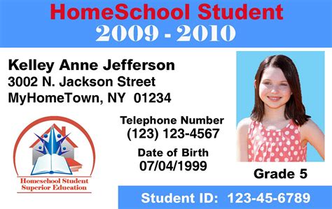 Make ID Cards & ID Card Printers: Home School Templates - ID, Transcript, Diploma