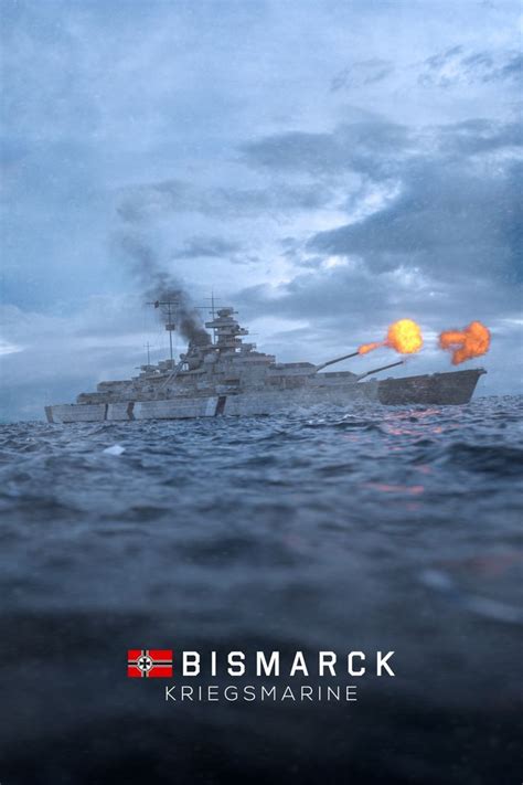 Battleship Bismarck Artwork Poster | World of warships wallpaper ...