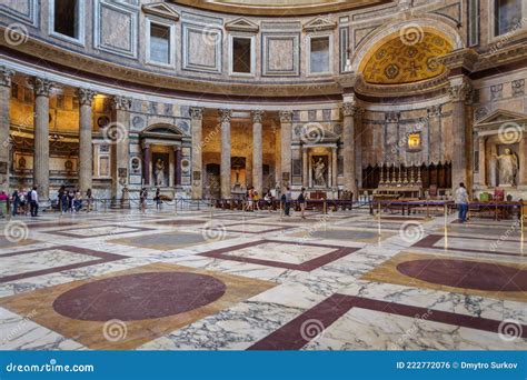 Pantheon interior, Rome editorial photo. Image of marble - 222772076