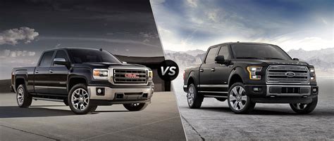 2016 GMC Sierra 1500 vs 2016 Ford F-150