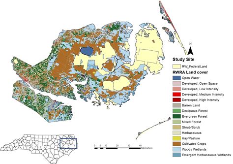 Red Wolf Habitat Map