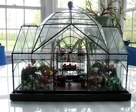 Mini Conservatory by Smith and Hawken. have it | Miniature greenhouse ...