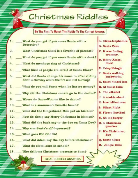 Christmas Riddle Game DIY Holiday Party Game Printable | Etsy in 2021 ...