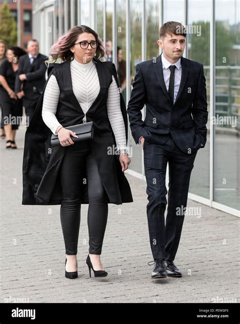 Sophie and Pete Sandiford from Gogglebox arrive at the New York Stadium ...