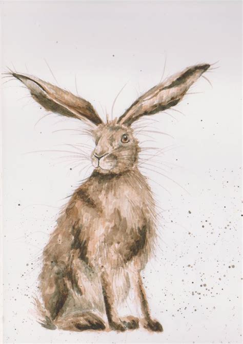 Good Hare Day National Trust UK | Hare illustration, Bunny art, Hare painting