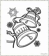 Jingle Bell Coloring Page Printable Pages sketch template