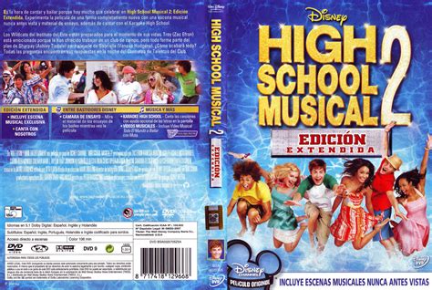 High School Musical 2 (DVD) | Peliculas en español, Películas musicales, Portadas de películas