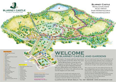 Blarney Castle Map - Blarney Castle Ireland • mappery