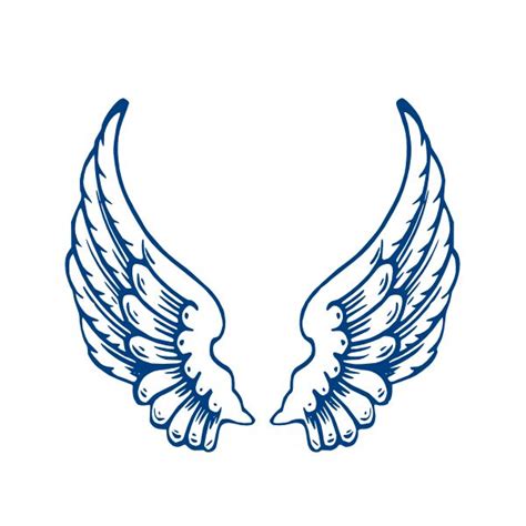 Angel Wings Silhouette at GetDrawings | Free download