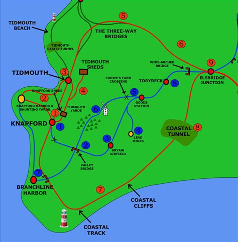 Island of Sodor Maps-Main Line/Ffarqhuar Part 1 by MikeD57s on DeviantArt