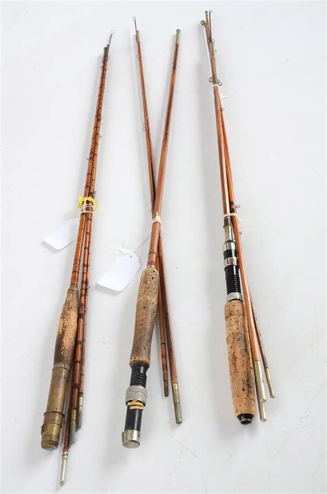 Lot of Five Vintage Fishing Rods | EBTH