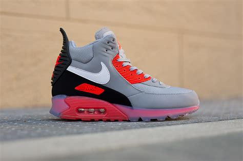 Nike Air Max 90 Sneakerboot "ICE" Wolf Grey / White-Anthracite-Infrared - Air 23 - Air Jordan ...