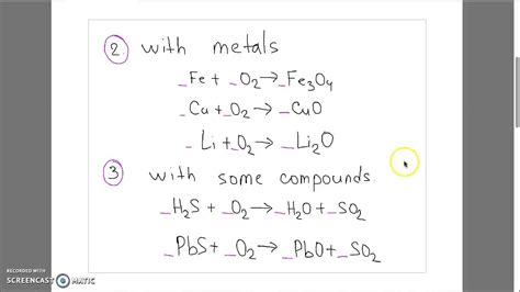 3-1-2 Chemical properties of oxygen - YouTube