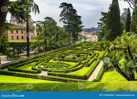 Rome, Vatican City, Italy - Italian Garden Section of the Vatican ...