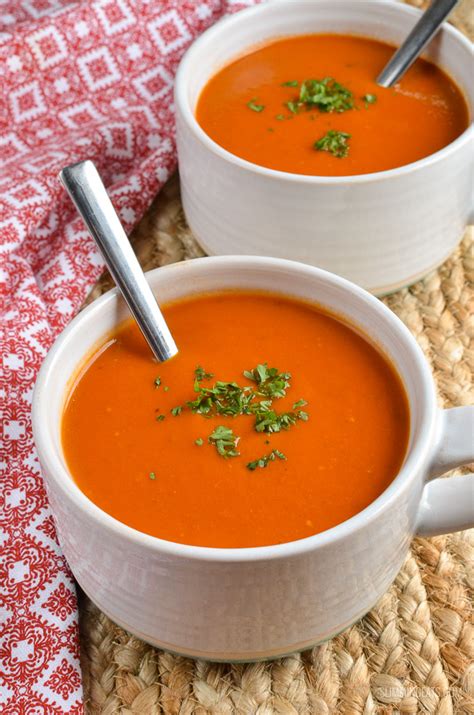 Syn Free Cream of Tomato Soup | Slimming Eats - Weight Watchers and ...