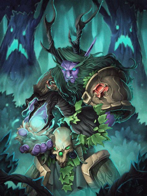 Night Elf Druid by DOUGLASDRACO on DeviantArt