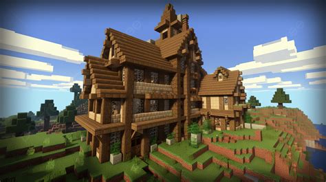 Minecraft の古い木造家屋, マインクラフトの家の写真, 建物, クリーパーのマインクラフトの写真背景壁紙画像素材無料ダウンロード ...