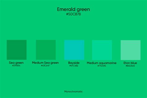 Emerald Green: Its Codes and Best Color Combinations - Picsart Blog