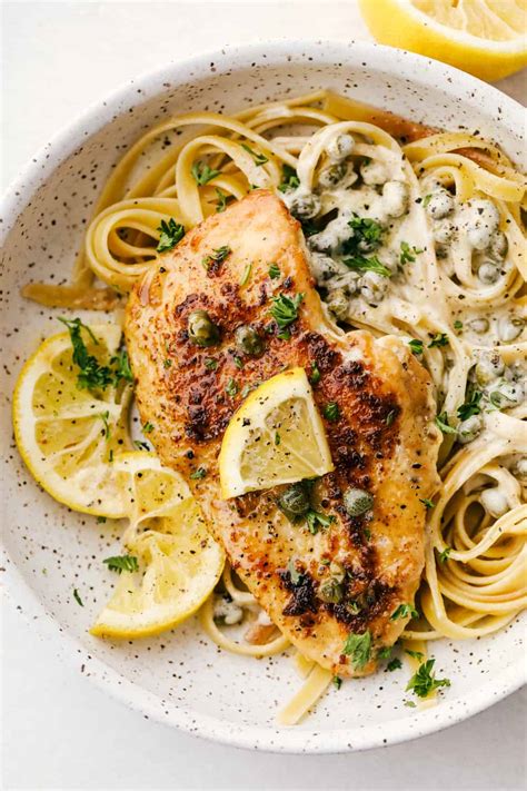 Creamy Lemon Chicken Piccata - infoodita