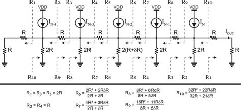 R 2r Ladder Dac Circuit Analysis - Circuit Diagram