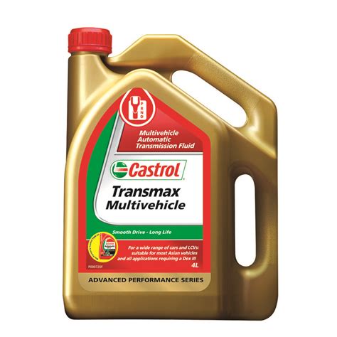 Castrol Auto Transmission Fluid - Transmax Multivehicle, 4 Litre ...