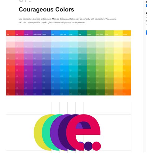 Colors 2017 BOLD | Color palette, Bold colors, Material design