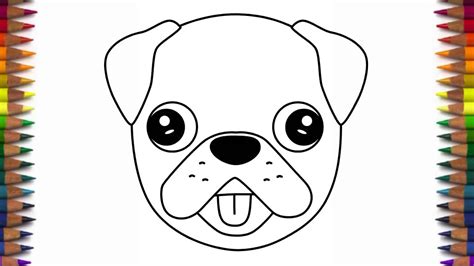 Pug Drawing at GetDrawings | Free download