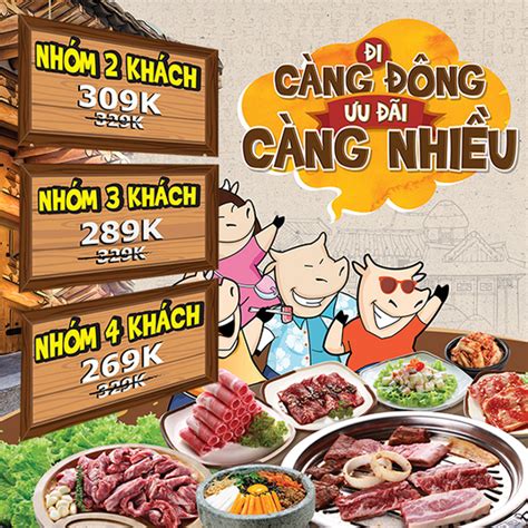 Gogi House buffet Xèo Xèo chỉ từ 269k