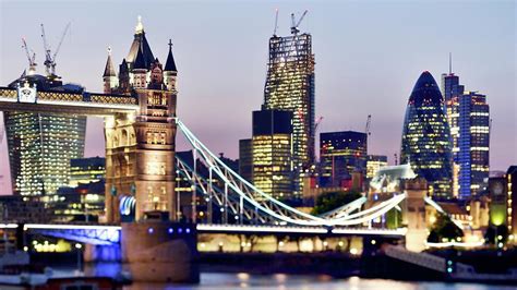 City Of London And Tower Bridge View by Vladimir Zakharov