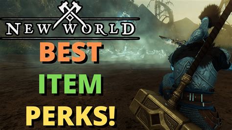 New World Ultimate Perk Guide For All Gear! - YouTube