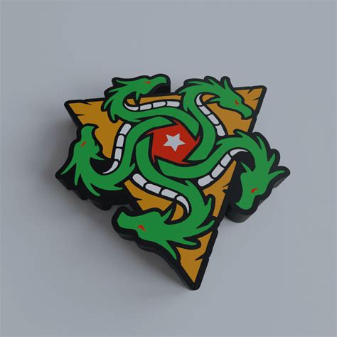 Hydra Dragon Wall Art - Multicolored print - 3D model by matb3d on Thangs