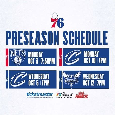 Sixers 2022 Preseason Schedule Announced | Philadelphia 76ers | NBA.com