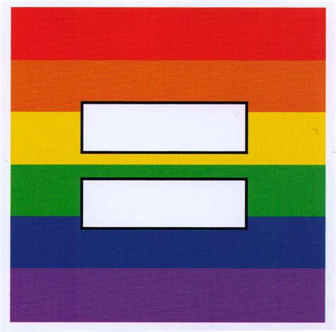 Rainbow Equal Sign - Small Bumper Sticker / Decal or Magnet - Peace ...