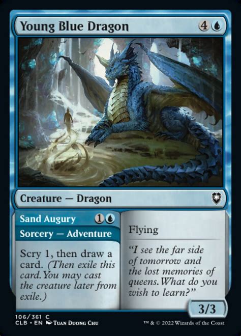 Young Blue Dragon - mtg.wtf