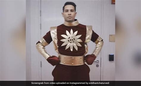 Siddhant Chaturvedi Needs A Break From Shaktimaan's Costume Because Of ...