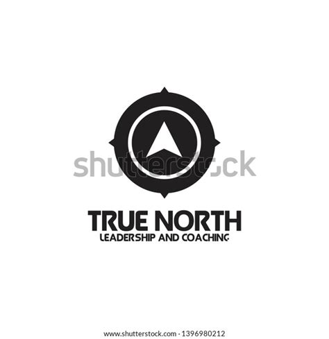 True North Compass Logo Icon Design Stock Vector (Royalty Free ...