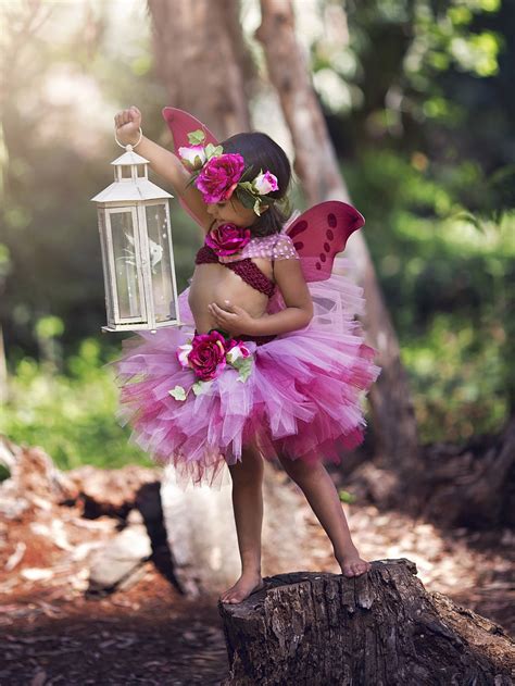 Fairy Costume Baby Fairy Dress Woodland Fairy Rose Fairy | Etsy