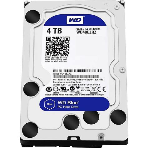 Best Buy: WD Blue 4TB Internal SATA Hard Drive for Desktops WD40EZRZ