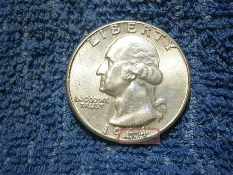 Scarce Last Silver Washington Quarter: 1964 - P Uncirculated To Brilliant Unc