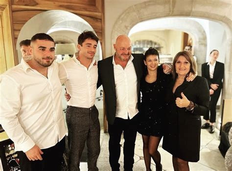 Photos: Charles Leclerc with Jules Bianchi's family for a charity event ...